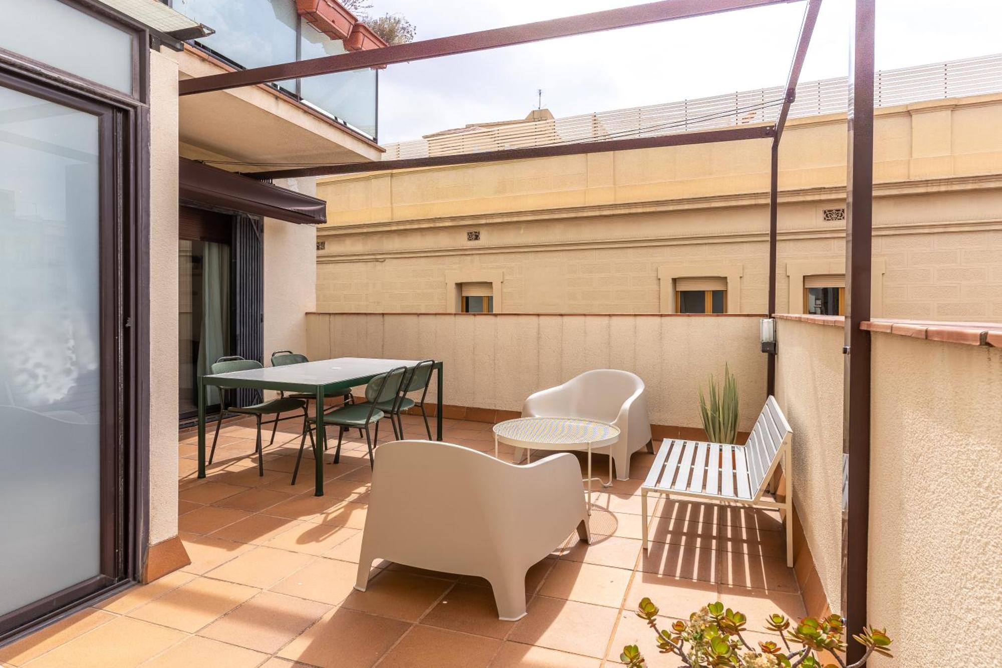 Centrico Apartamento Con Terraza Барселона Екстер'єр фото