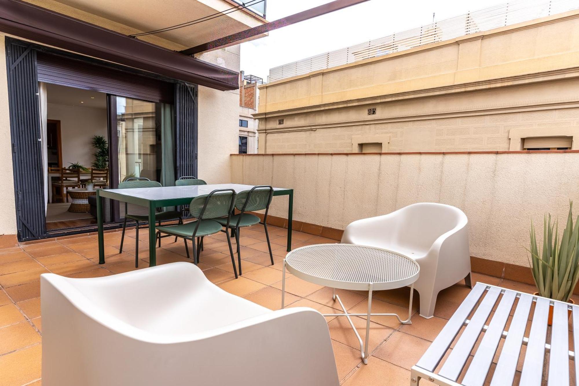 Centrico Apartamento Con Terraza Барселона Екстер'єр фото