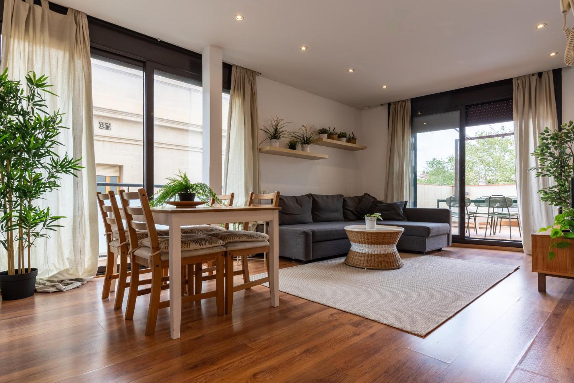 Centrico Apartamento Con Terraza Барселона Екстер'єр фото