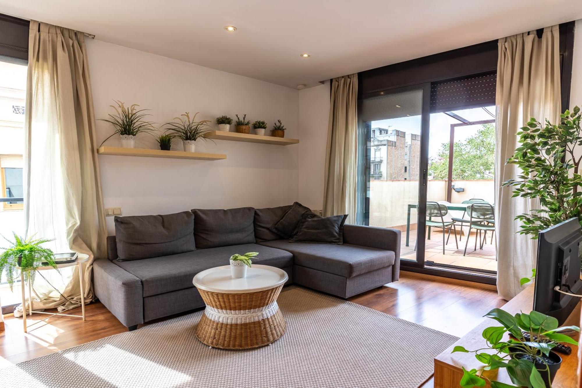 Centrico Apartamento Con Terraza Барселона Екстер'єр фото